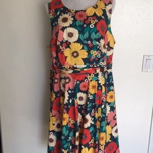 Floral print dress